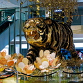 Kowloon metro station in Hong Kong during celebration of Metal Tiger New Chinese year